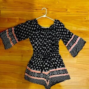 Off the shoulder romper